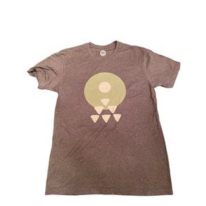 Wohven T Shirt Mens Size M Pullover Crew Neck short sleeve Brown